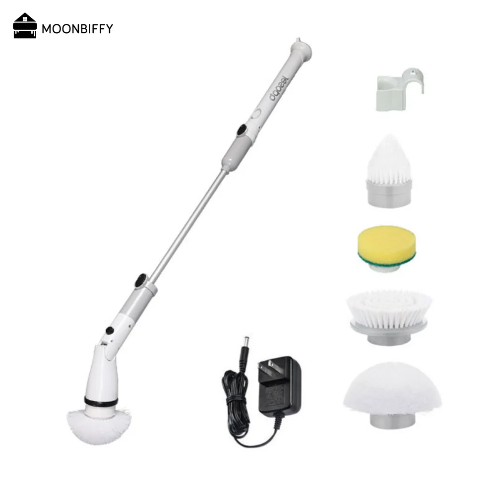Multi-brush Cleaning Tools Head Wireless Electric Cleaning Brush Gap Brush Kitchen Housework Cleaning Toilet Brush Rotation Mop
