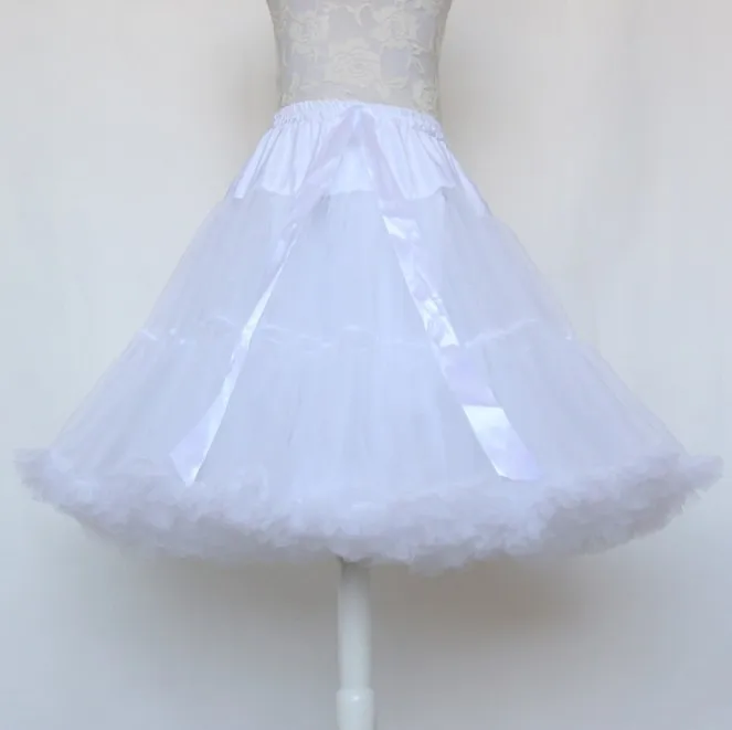 Женская многослойная юбка длиной 55 см для косплея юбка-подъюбник с эластичным