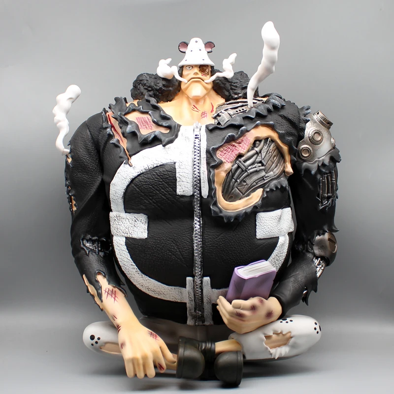 

42cm One Piece Figure Bartholemew Kuma PVC Model Collection Room Decoration Model Anime Periphery Display Toy Gift for Children