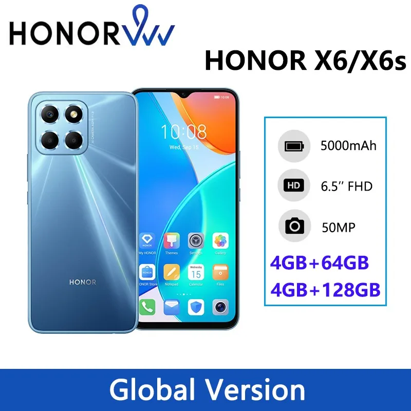 Global Version Honor X6 X6s Smartphone 6.5