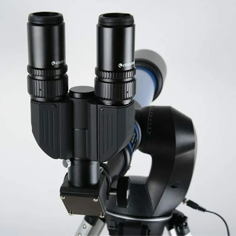 

1.25 Inch Telescope Eyepiece Bino Viewer Binocular View 31.7mm with 3X 1.8X Barlow Lens