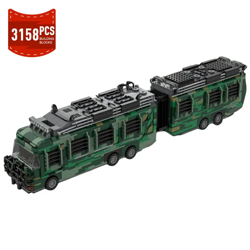 

MOC Jurassiced Series Car Fleetwooder RV Mobile Lab Building Blocks Dinosaur Movie Train Bricks Assemble Toys for Children Gifts