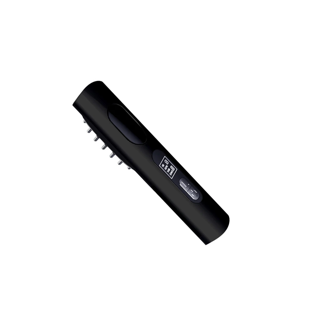 

Portable Electric Head Massager Rechargeable Adjustable Vibration Massage Comb Microcurrent Scalp Combs Health Care White