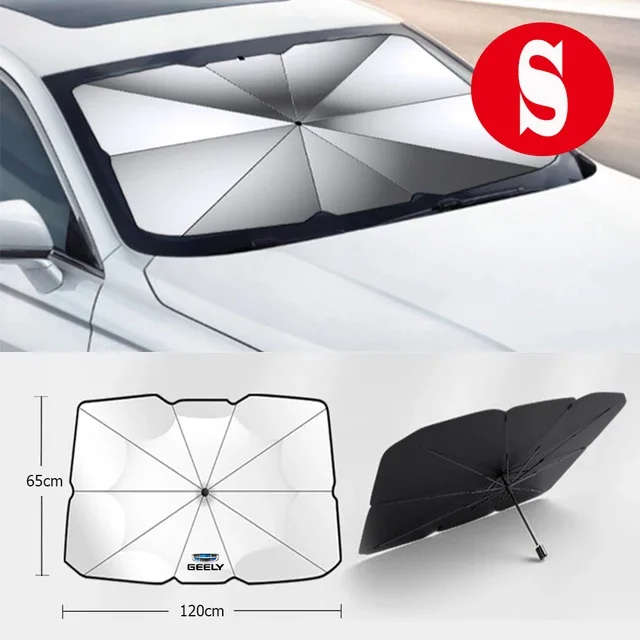 

Для Geely Emgrand EC7 EC8 X7 GE GT Emgrand EV8 EX7 CK солнцезащитный зонт для лобового стекла автомобиля складной зонт