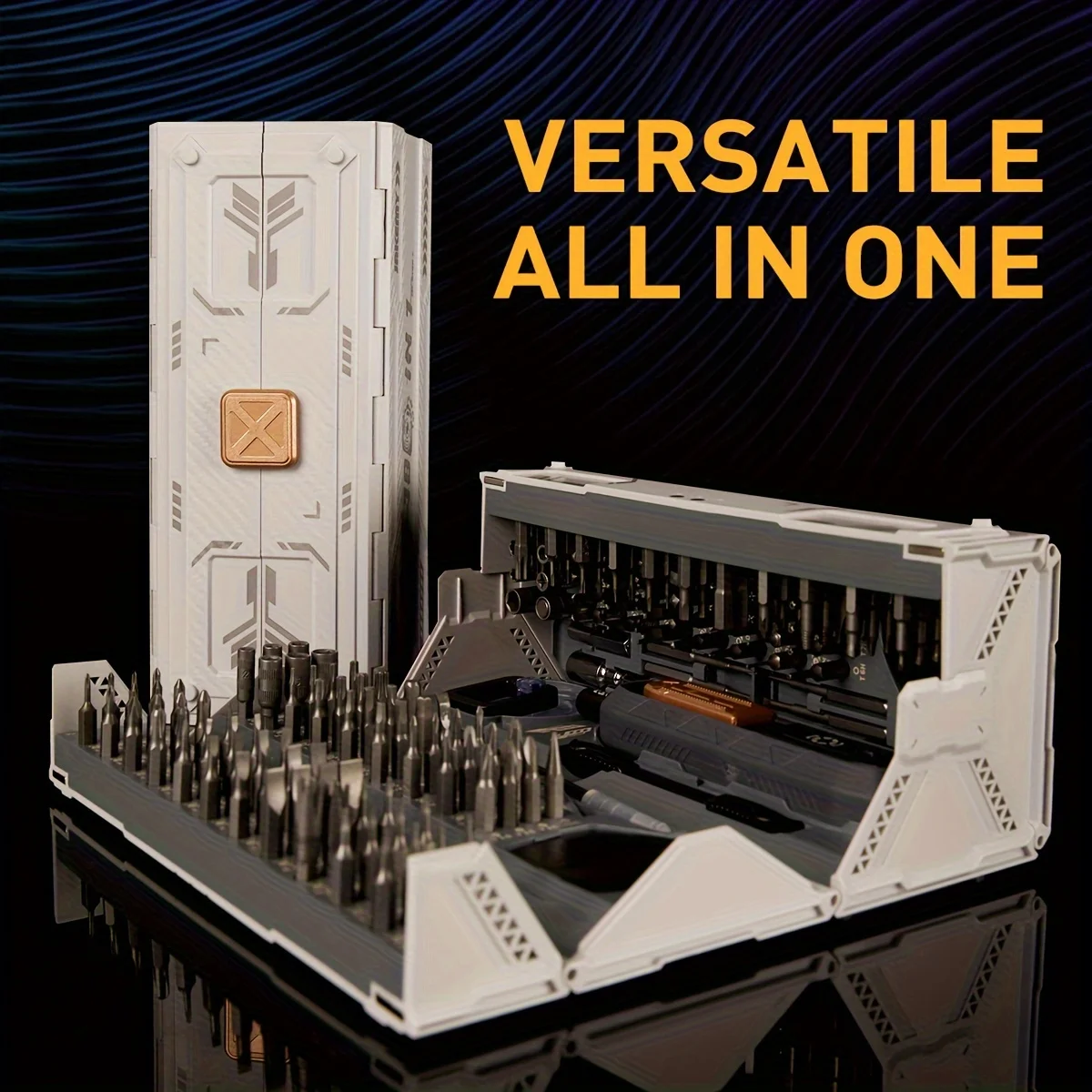 

Набор Прецизионных Отверток 180 В 1 С Магнитными Наконечниками, Хром-ванадиевая Сталь