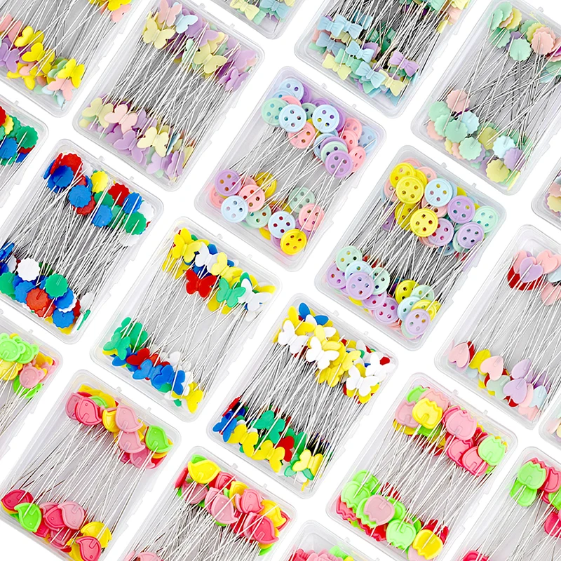100Pcs Dressmaking Pins Embroidery Patchwork Pins Accessorie