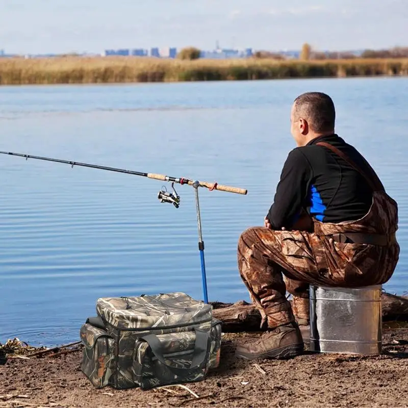 Сумка для рыболовных снастей уличная сумка через плечо рыбалки нейлоновая ткань