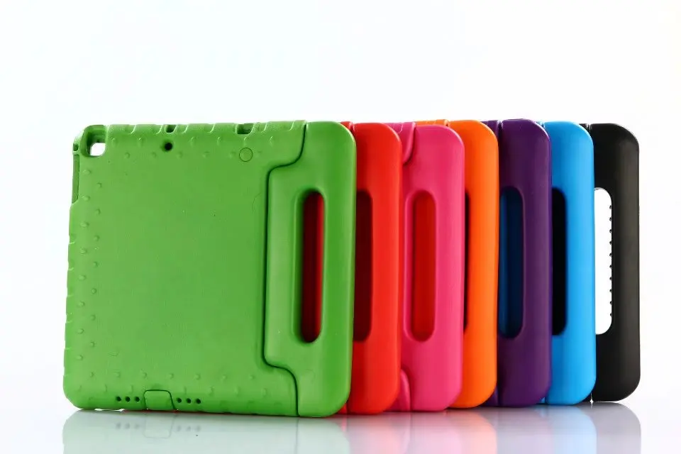 

Case For Apple iPad5/6 New 2017 2018 9.7 Air1/2 A1822 A1823 Kids Children Safe Rugged Proof Foam Handle Stand EVA Foam Cover+pen