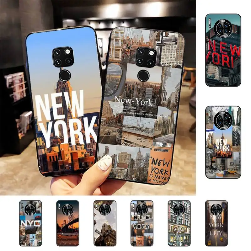 

NYC NEW YORK city Phone Case for Huawei Mate 20 10 9 40 30 lite pro X Nova 2 3i 7se