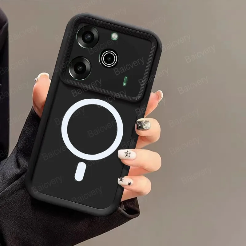 Чехол для телефона Tecno Pova 6 5G Li7 Pro Li9 Pova6 Neo с магнитным беспроводным наклейка