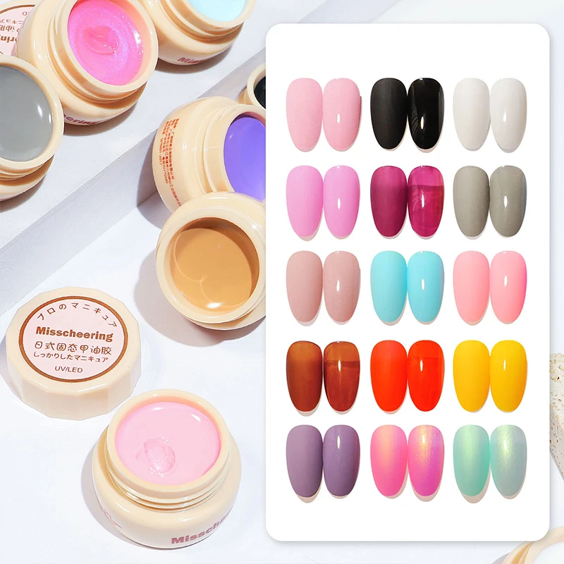 

Gel Nail Polish Nail Art Tools Solid Nail Semi-permanent Varnish Solid Cream Painting UV Gel Glitter Varnishes DIY Manicure Tool