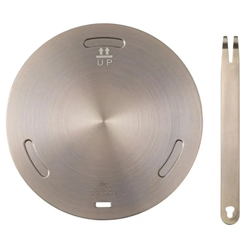 

1 Set of Induction Plate Adapter Heat Diffuser Metal Heat Induction Plate Cooktop Induction Plate Adapter Heat Diffuser