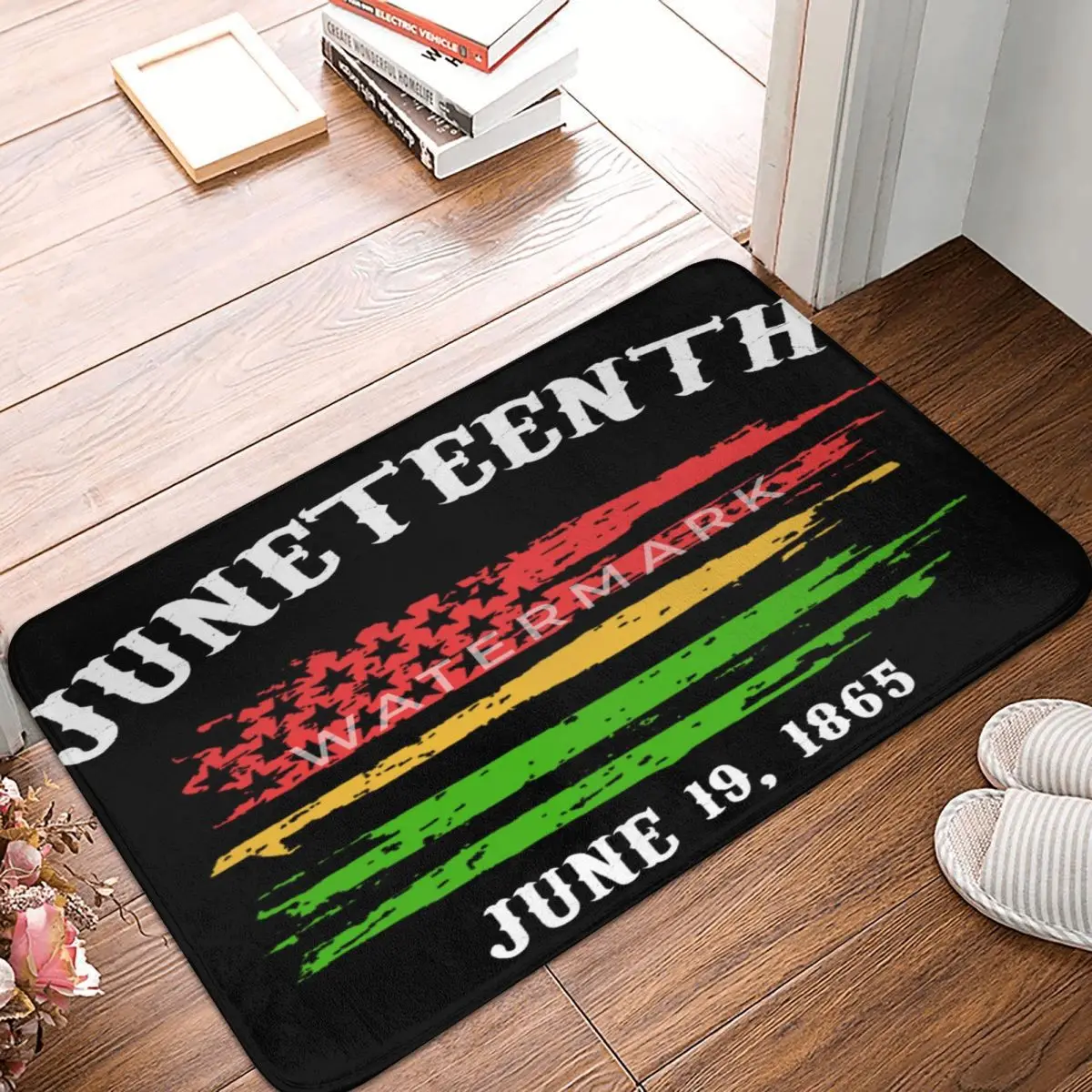 

Juneteenth Carpet, Polyester Floor Mats Popular Anti-Slip Everyday Festivle Gifts Mats Customizable