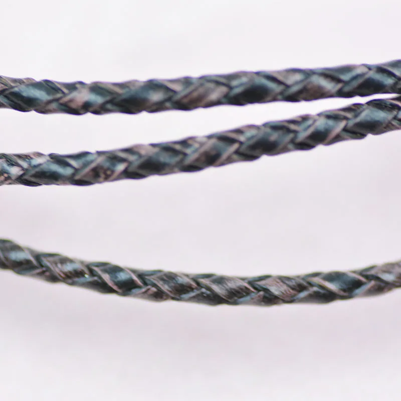 Рисунок 4 - 50 м. Круглый Плетеный сердечник из натуральной кожи