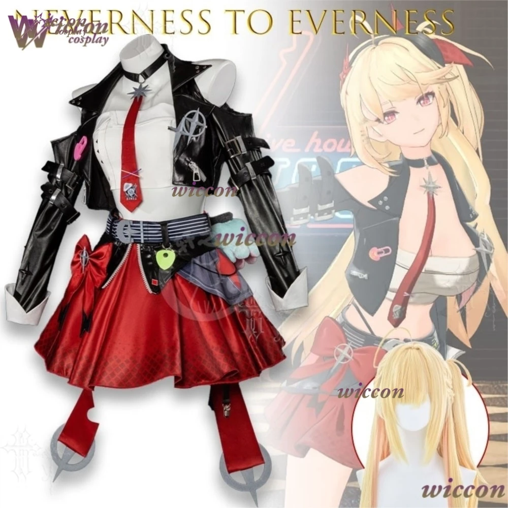 Фото Костюм для косплея Myon Rin из игры Neverness To Everness, сценический наряд певицы, платье для выступлений персонажа игры, наряд на Хэллоуин №2
