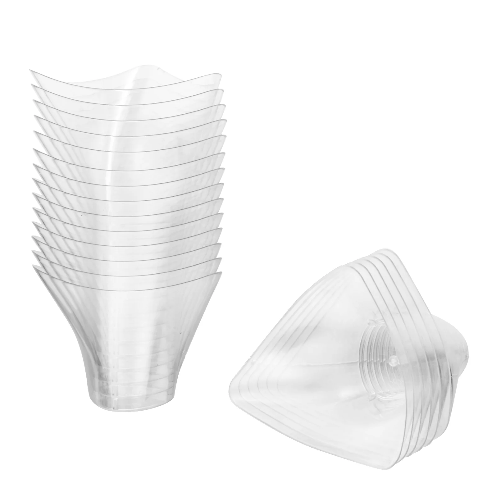 

20Pcs Disposable Dessert Bowl Dessert Glasses Parfait Cup Disposable Cake Cup Small Dessert Cups Transparent Jelly Cup