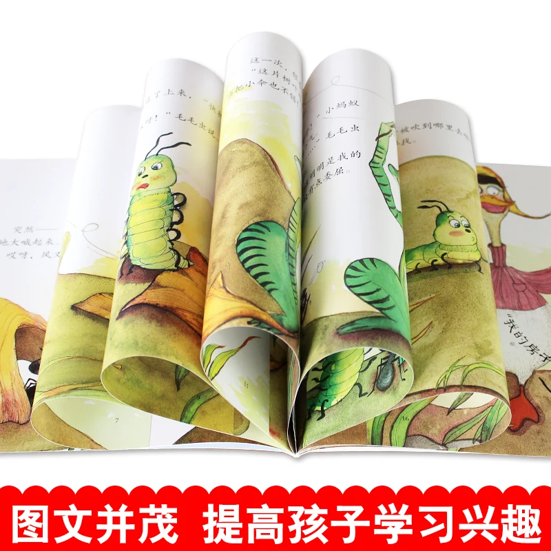 16 books children's picture books old wolf what time is it children's bedtime story book picture book early education books