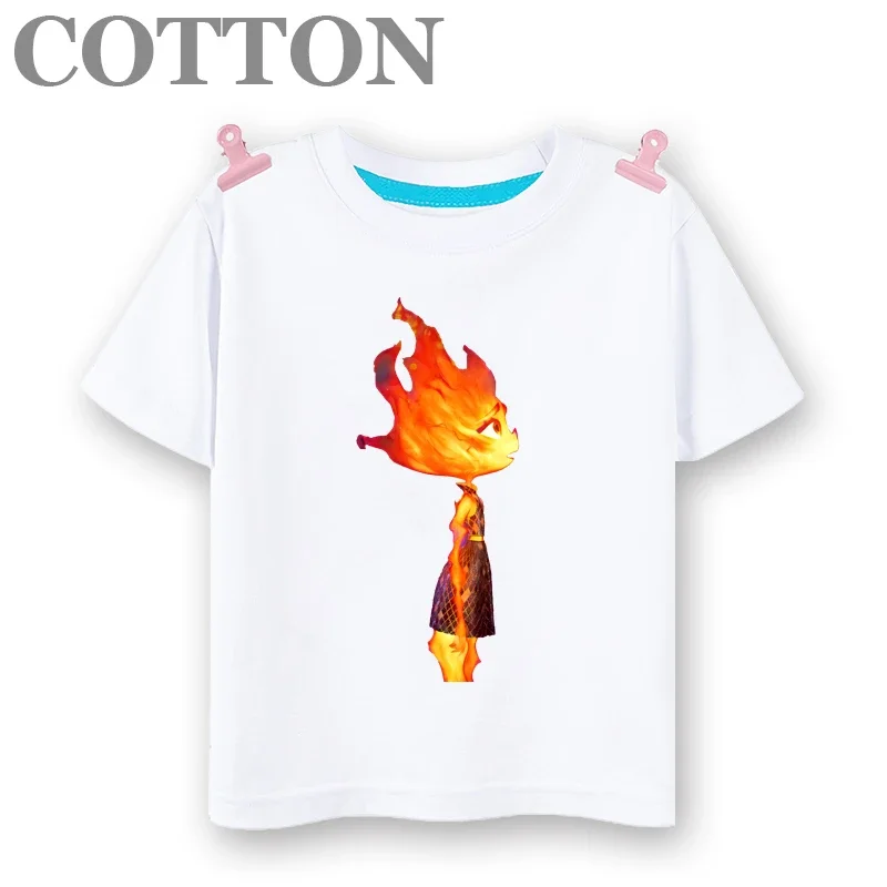 Детская летняя хлопковая Футболка с принтом эластичного Уэйда риппла и эмбе