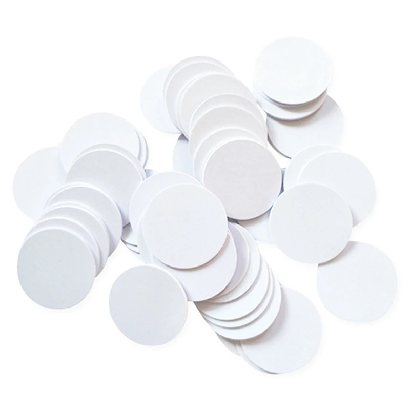 

60Pcs NFC 215 Cards, For NTAG215 NFC Round Cards Rewritable NFC 215 Card Tag Compatible With Tagmo And Amiibo