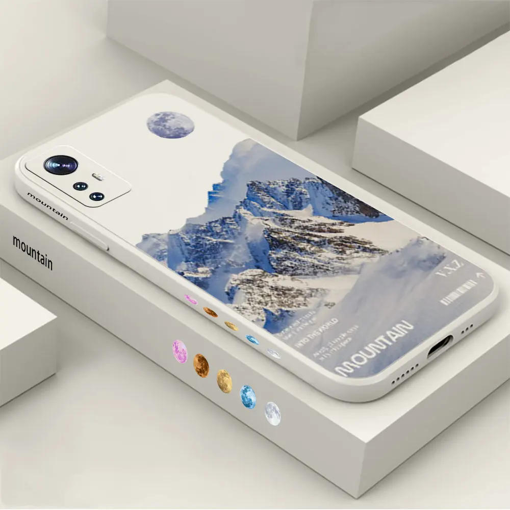 

Snow Mountain landscape Phone Case For Xiaomi Mi 13 12 12S 12X 11 11T 10 10S 10I 9 9SE 8 8SE Pro Uitra Lite Cover Fundas Cqoues