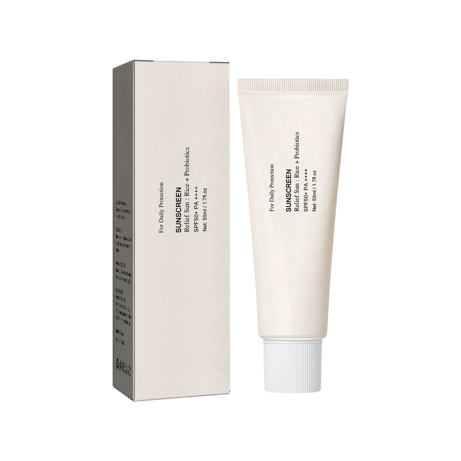 

Пробиотический рисовый солнцезащитный крем, 50 мл, увлажняющий и водостойкий солнцезащитный крем для всего тела для активного отдыха