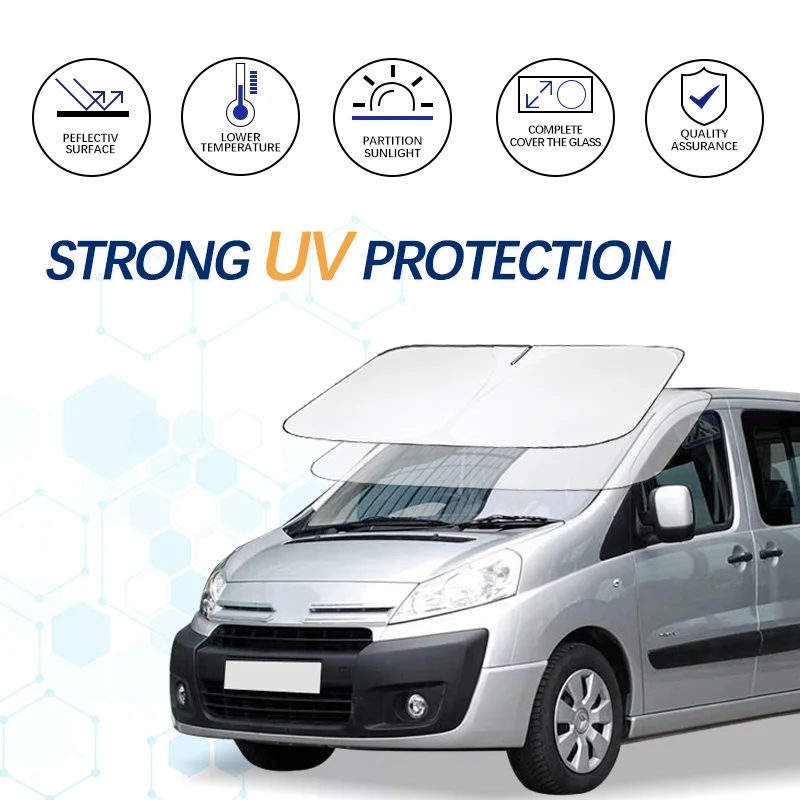 Солнцезащитный козырек на лобовое стекло автомобиля для Citroen Jumpy солнцезащитный