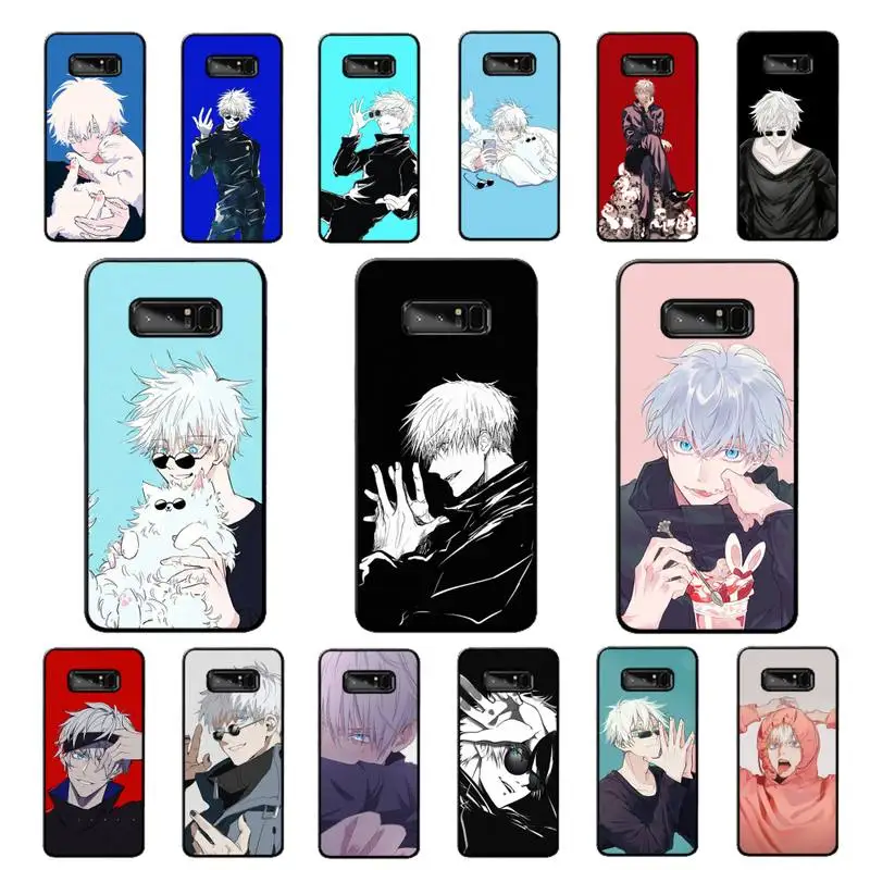 

MaiYaCa Jujutsu Kaisen Satoru Gojo anime Phone Case for Samsung Note 5 7 8 9 10 20 pro plus lite ultra A21 12 02