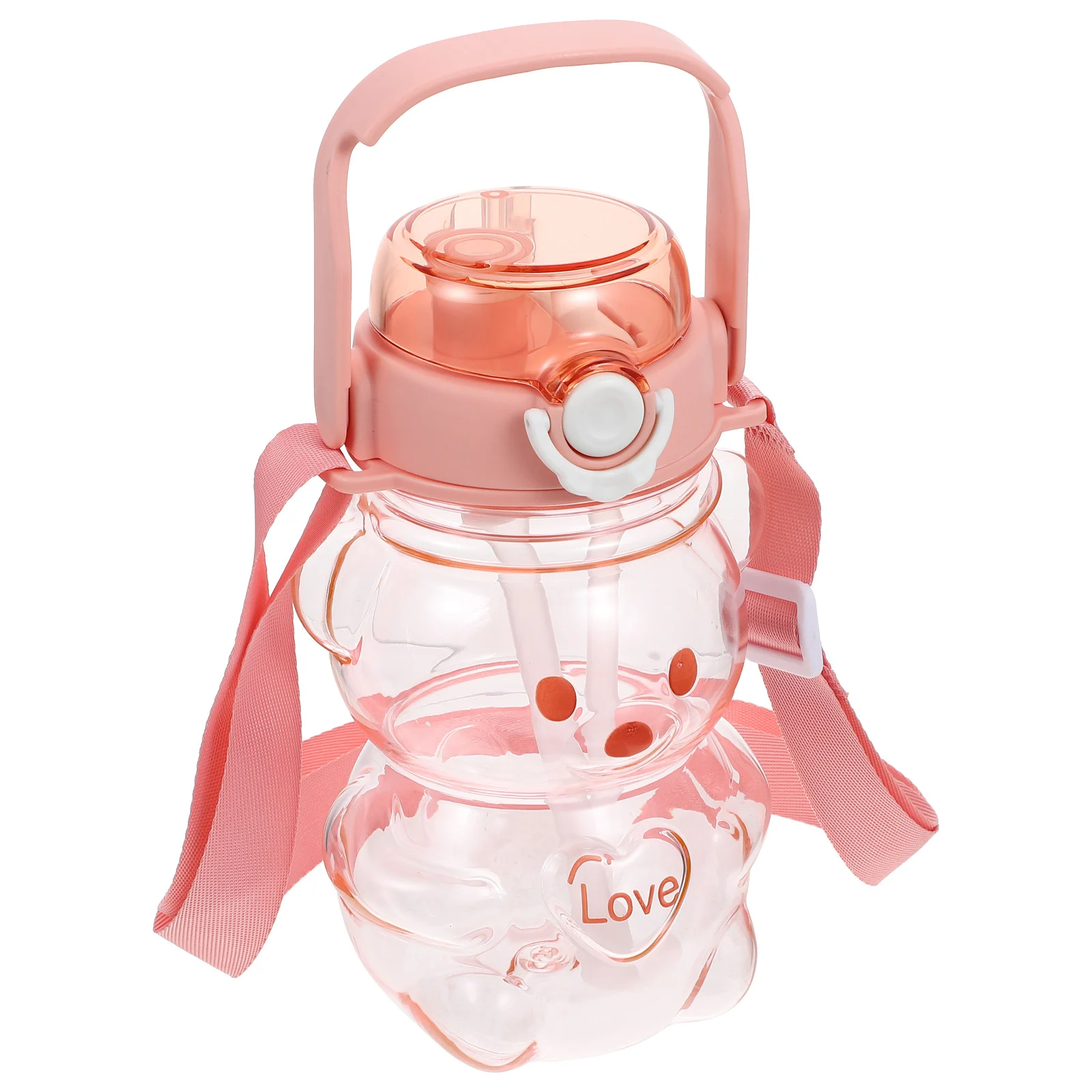 

Bottle Lovely Water Bottle Portable Water Bottle Large Water Bottle Bear Straw Bottle for Drinking Friends Outdoor Home