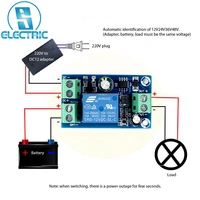power off protection module automatic switching module ups emergency cut off battery power supply 12v to 48v control board