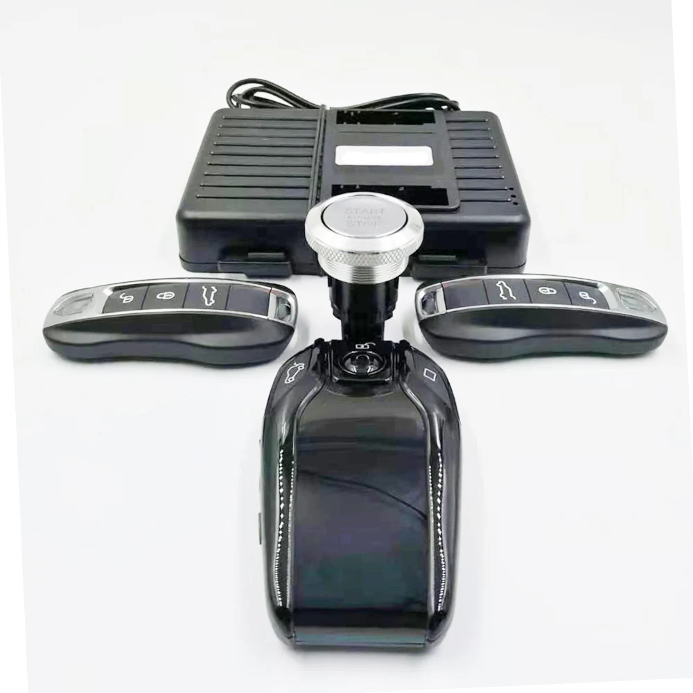 

For Porsche Old Cayenne Year 2006-2010 Add Push To Start Stop PKE keyless Access Keyless Entry Remote Start System LCD Key