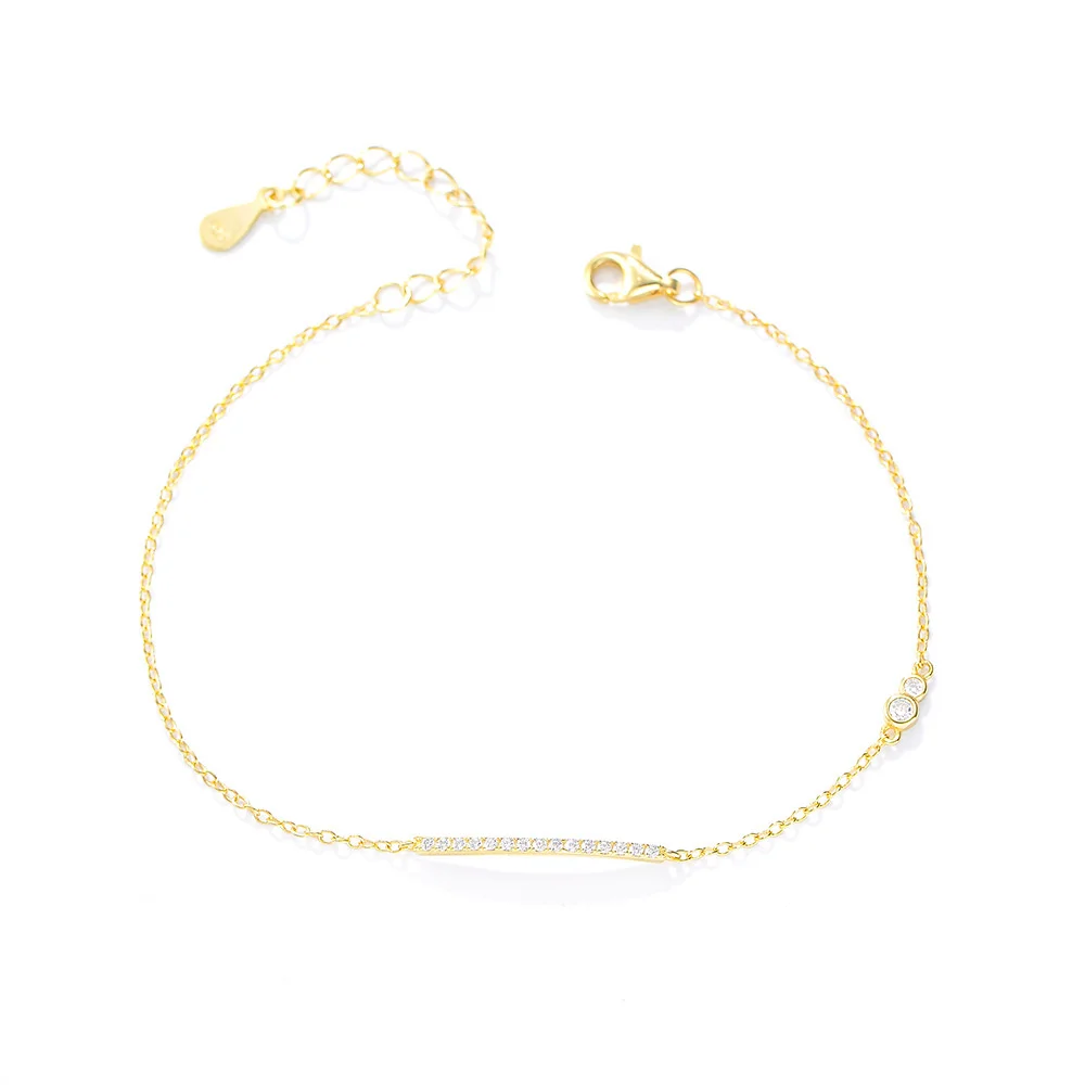 

S925 Bracelet Women's Minority Design Chain Simple And Advanced Sense Of Light Luxury Cold Wind Silver Korean Jewelry Charm