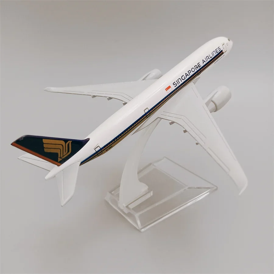 

16cm Alloy Metal Air Singapore Airlines A350 Airplane Model Singapore Airbus 350 Airways Plane Model w Stand Aircraft Kids Gifts