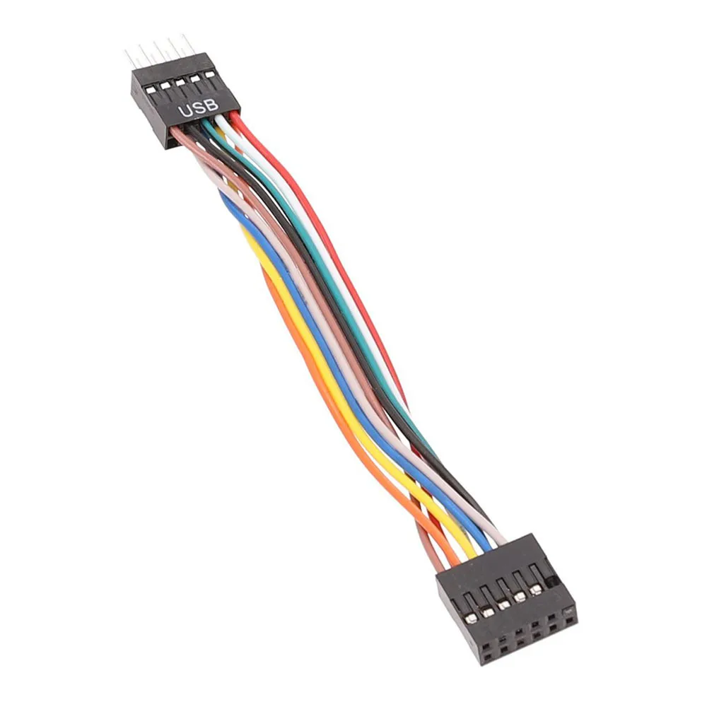 

Кабель для материнской платы, USB 9-Pin 11-Pin 24awg, 5 шт.