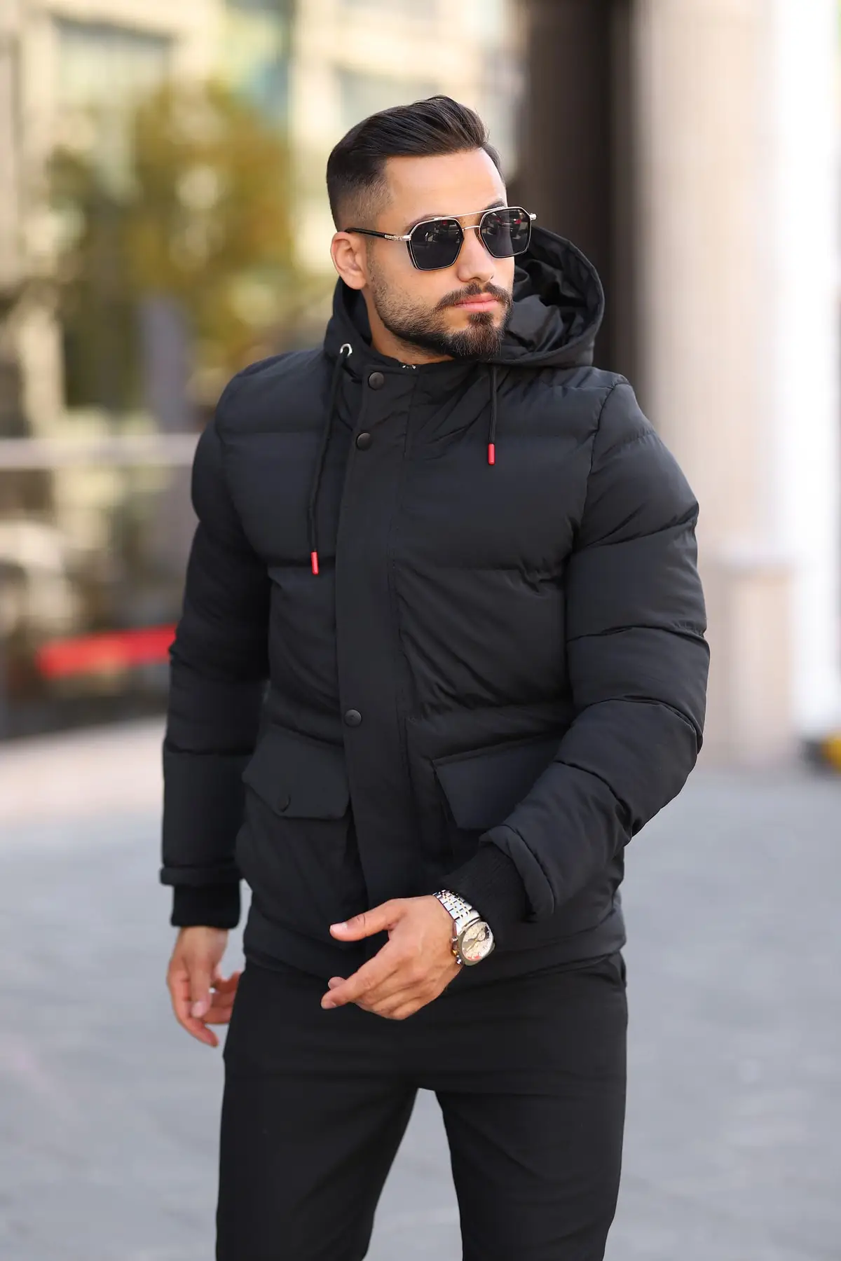 New Season Men's Winter Hooded Inflatables