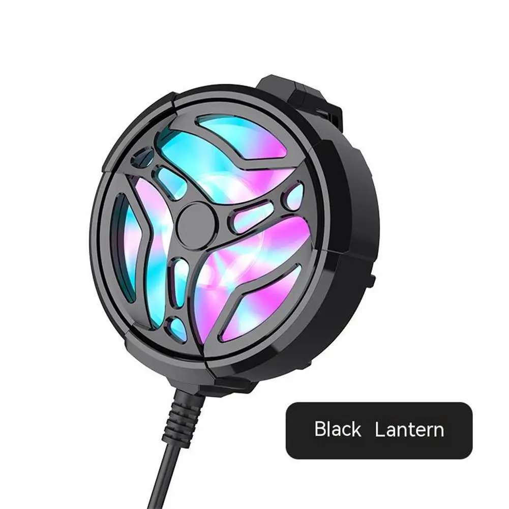 

Universal Rgb Mini Phone Cooling Fan Usb Radiator Gaming Cooler Compatible For I phone S amsung X iaomi R edmi H uawei Nova