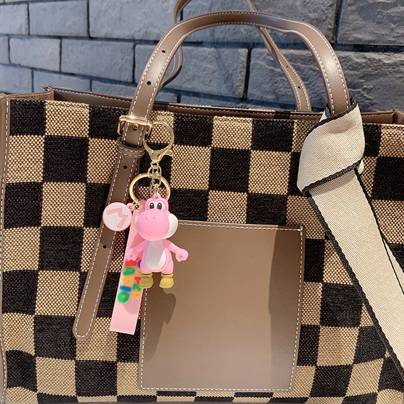 Модный мультяшный милый брелок Yoshi креативные парные сумки автомобильные