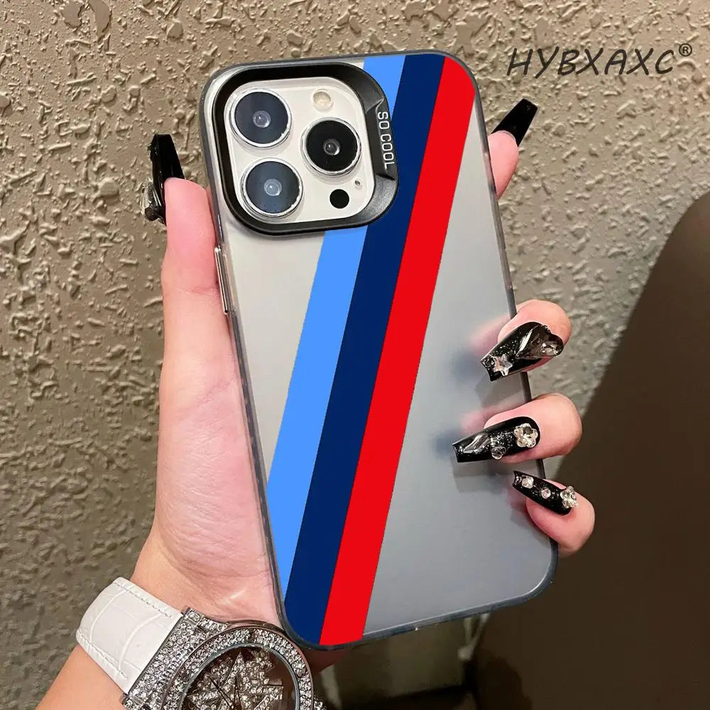 Фото Чехол XAXC HD Cool для iPhone 16 Pro Max 15 14 13 12 XS Plus 11, модный матовый чехол с лазерным градиентом Aurora, ударопрочный. №1