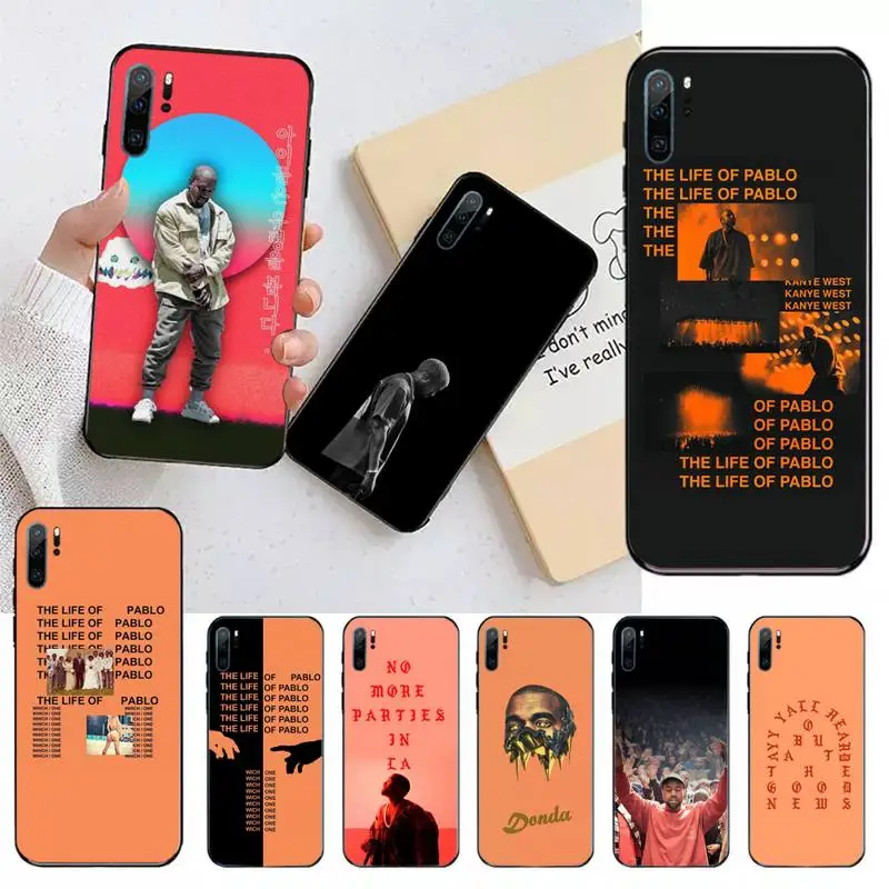 

Rapper Kanye West I FEEL LIKE PABLO Phone Case For Huawei honor Mate 10 20 30 40 i 9 8 pro x Lite P smart 2019 Y5 2018 nova 5t