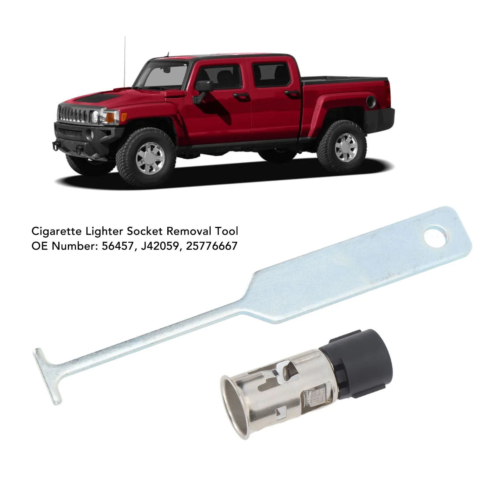 Инструмент для снятия гнезда прикуривателя высокая прочность 56457 Широкая