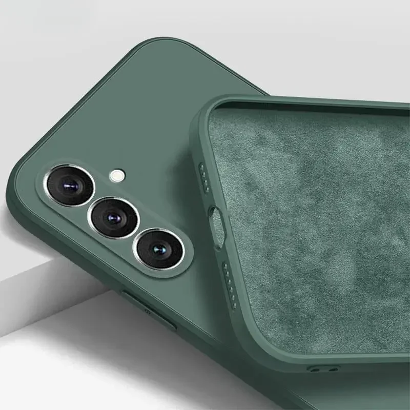 Для Samsung Galaxy A36 5G Funda Чехол Оригинальный Жидкий Силиконовый Мягкий Телефонов A56 A55