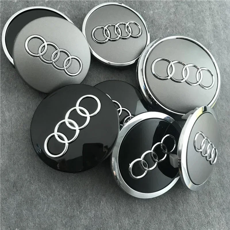 4 шт. 60/61/68/69 мм крышка ступицы колеса автомобиля для Audi C7 C6 C5 B5 B6 B7B8 B9 D3 Q3 Q5 Q7 TT A1 A3 A4 A5