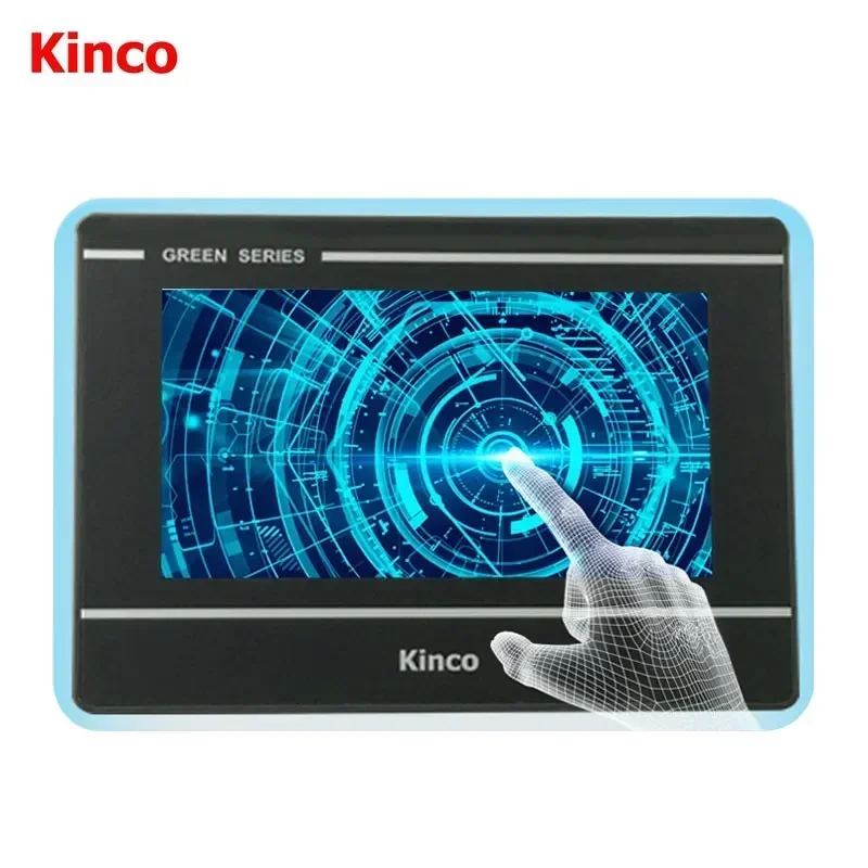 Фото Kinco IoT MK070E-33DT HMI PLC «все в одном» 7-дюймовый сенсорный экран с программируемым контроллером Встроенная панель с поддержкой пульта дистанционного управления №4