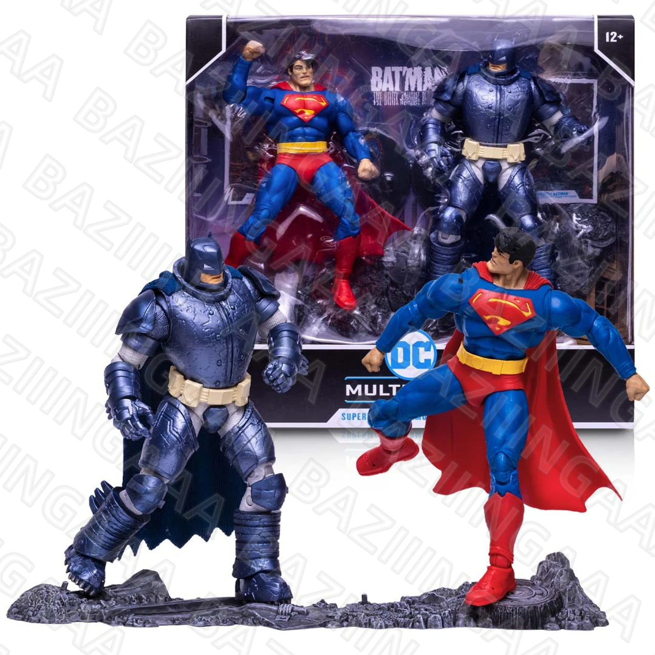 

DC McFarlane Superman vs Armored Batman (The Dark Knight Returns) 18cm Action Figure Doll Children's Toys Model Garage Kit