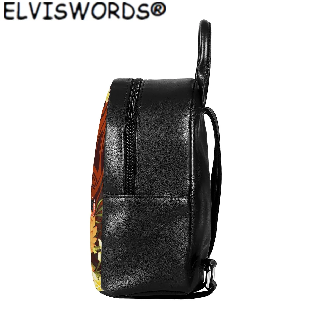 Женские рюкзаки из искусственной кожи ELVISWORDS повседневные сумки на плечо с