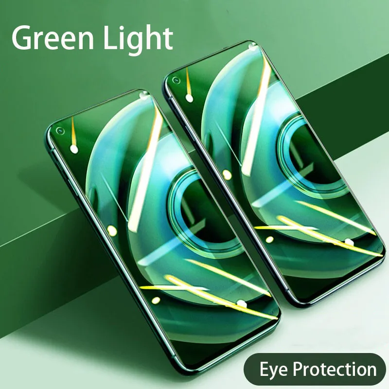 

JGKK Green Light Screen Protector For OPPO Realme 8 Pro 8i 8S realme8 pro 5G Anti-blue Tempered Glass Eye Protection Glass Film