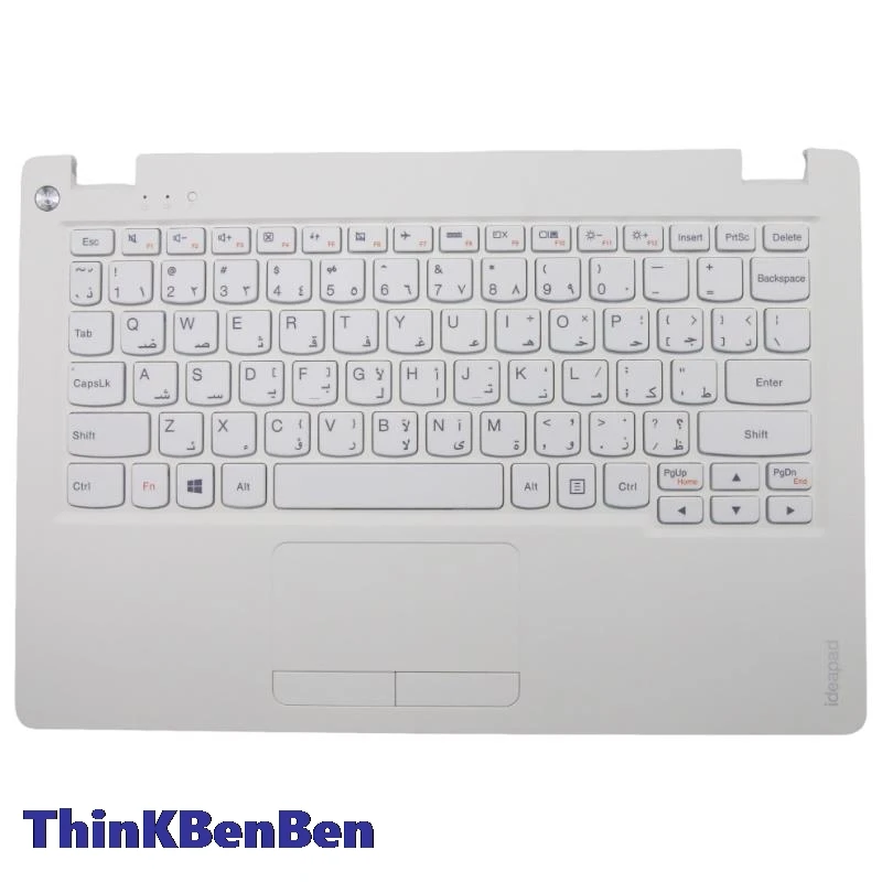 ARA Арабская белая клавиатура верхний корпус Подставка для рук чехол Lenovo Ideapad 100s 11