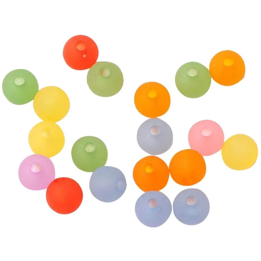 

About 2050pcs Transparent Faceted Acrylic Beads Round Crystals Acrylic Beads for Jewelry Making