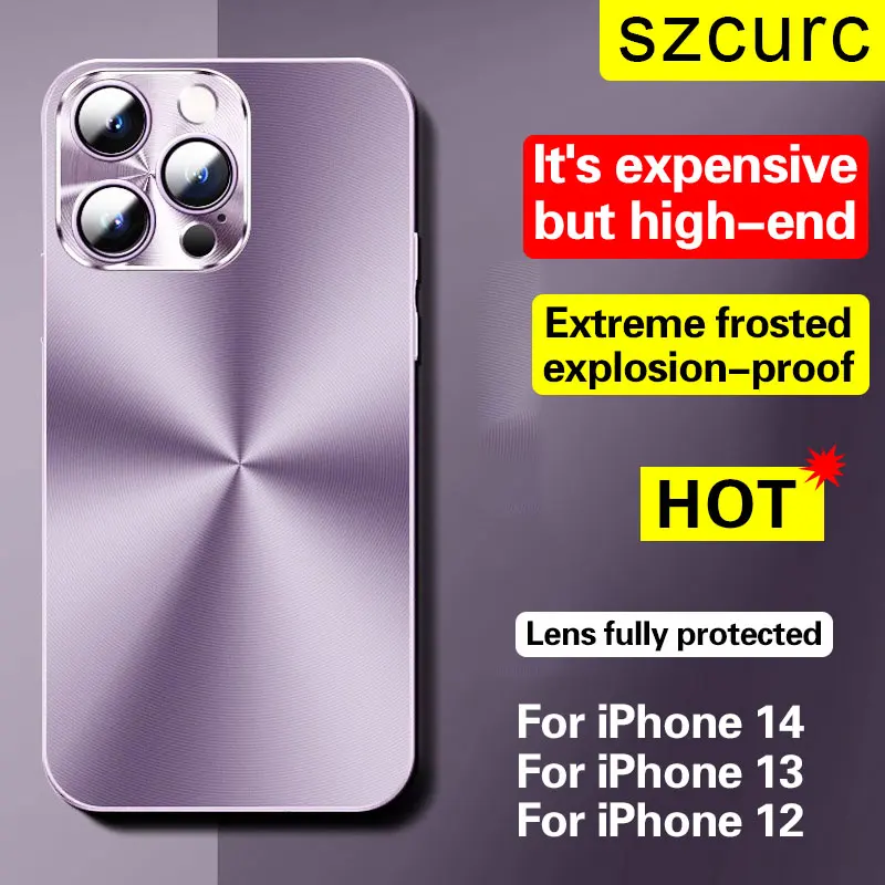 

For iphone 14 promax phone case Ultra thin 14plus All-inclusive Drop resistant 12 Advanced sense 13pro Creative case scrub
