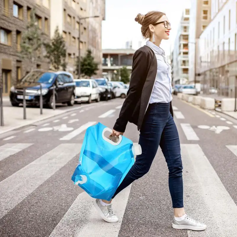 5/10 л сумка для воды кемпинга портативное складное ведро большой контейнер