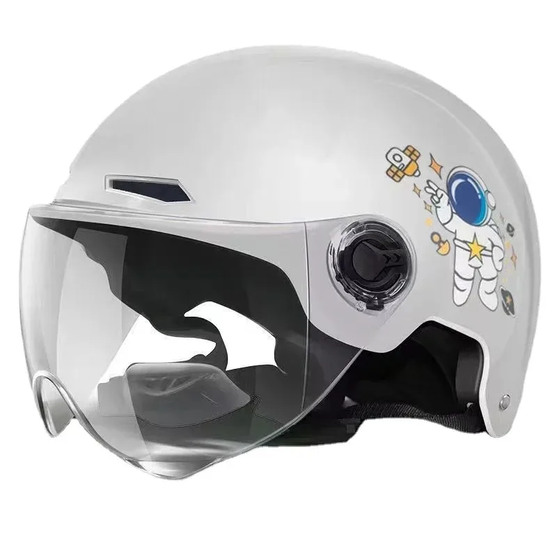 Мотоциклетный Шлем Унисекс С Защитой От Ультрафиолета Полушлем Для Мужчин И